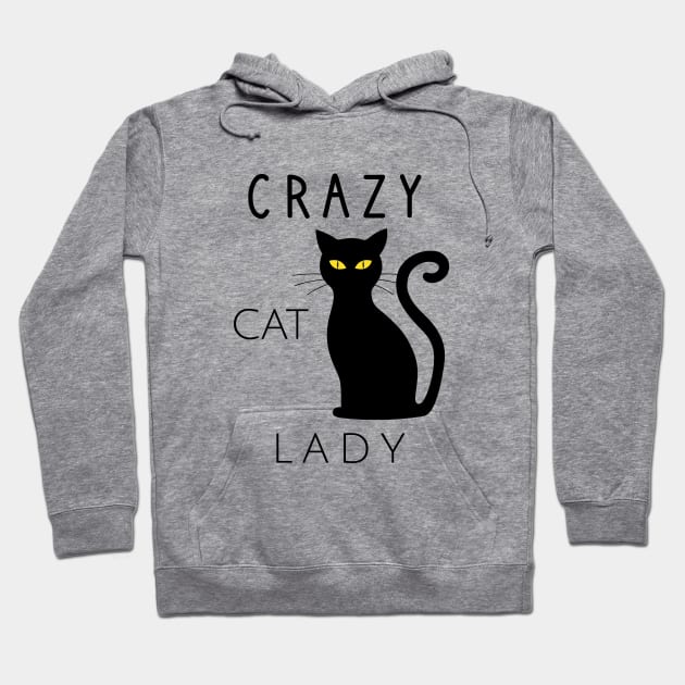 Crazy cat lady Hoodie by cypryanus